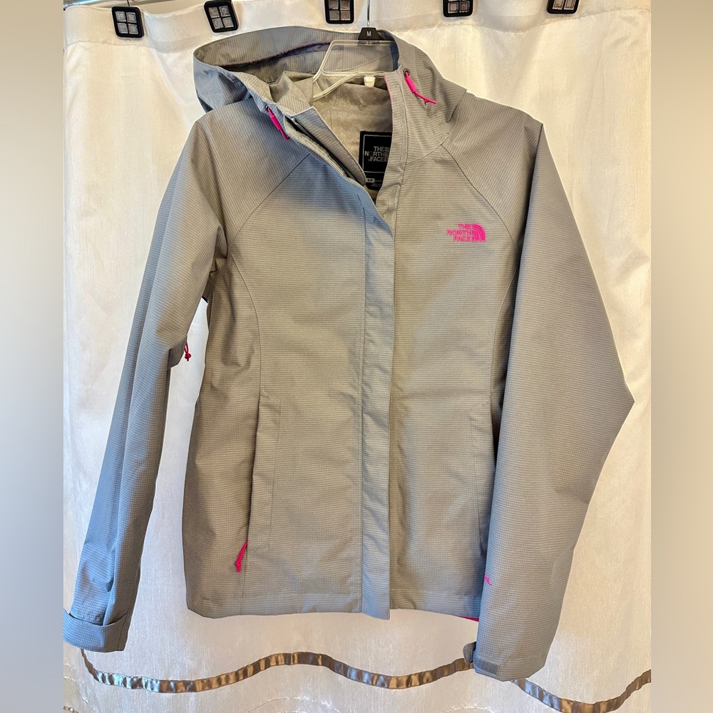 North face rain coat Grey Size S